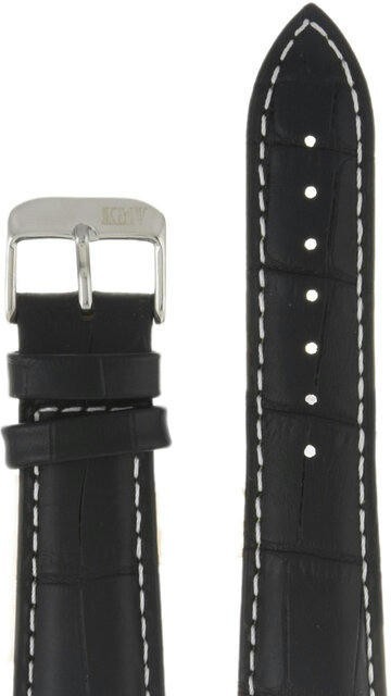 Ремешки "kmv" s-29, 22 р-р, чер. с бел. ст, l