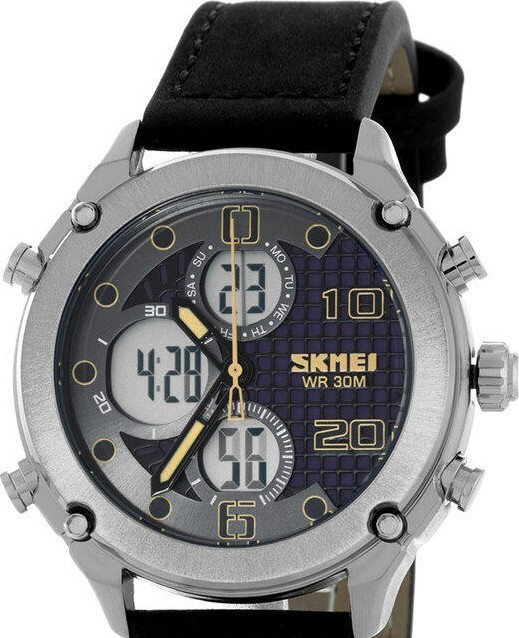 Наручные часы skmei 1975lsiwt silver/white-leather