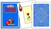 Карты &quot;Modiano Texas Poker&quot; 100% plastic 2 jumbo index blue