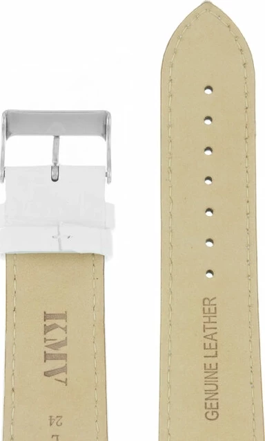 Ремешки "kmv" s-11, 24 р-р, бел, толщина 3,8, l
