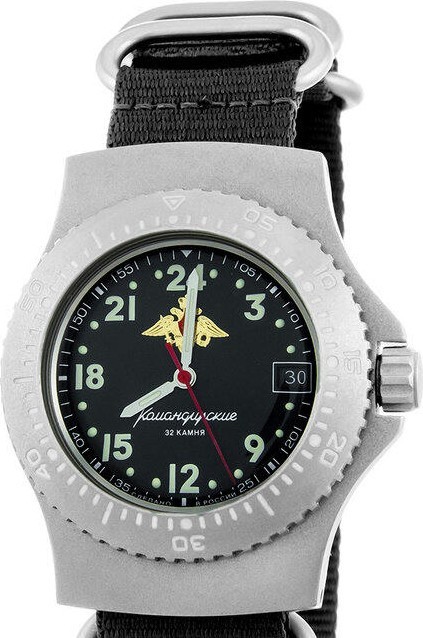 Наручные часы ВОСТОК 2431 (280193) черный ремень