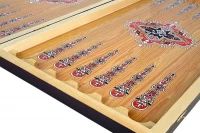 Нарды + Шашки Сирия Волк 2 большие (Россия, дерево, 60 см), Partida