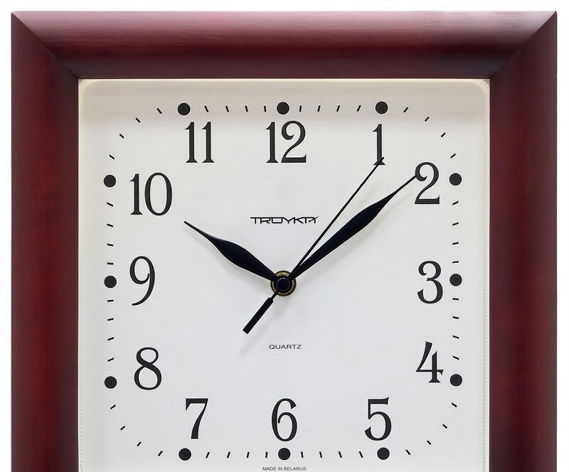 Настенные часы ТРОЙКА 81862835 Дерево