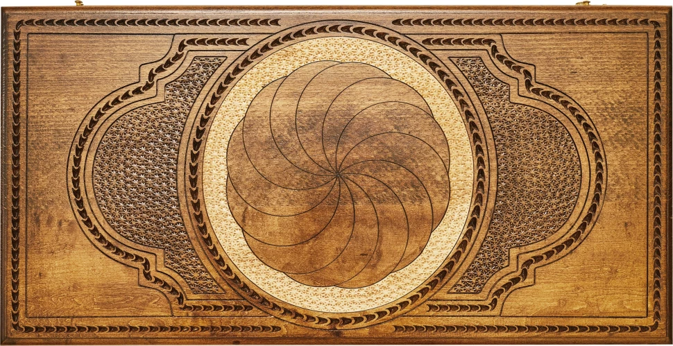 Нарды резные "Бесконечность 2" 60, Zakaryan