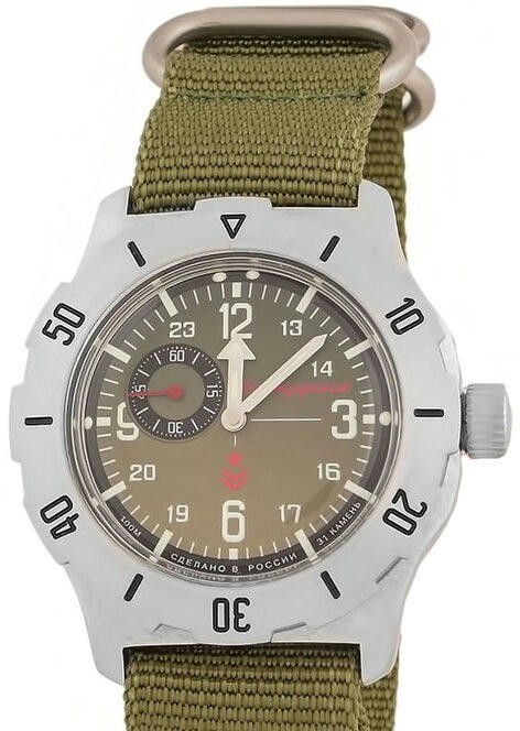 Наручные часы ВОСТОК 2415 (350501) ремень текстиль