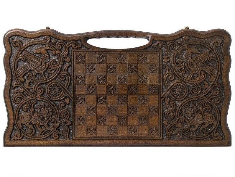 Нарды резные "Герб РФ", Haleyan