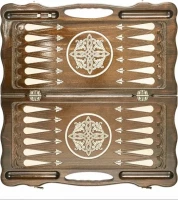 Нарды резные &quot;Армянский узор 11&quot; с ручкой 60, Haleyan