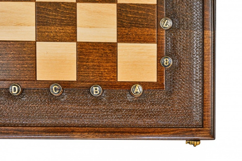 Шахматы + нарды резные "Гамбит 1" 60, Simonyan