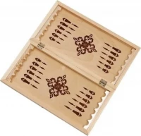 Шахматы + Шашки + Нарды &quot;Кировские&quot; (Россия, дерево, 40х20,5х5 см)