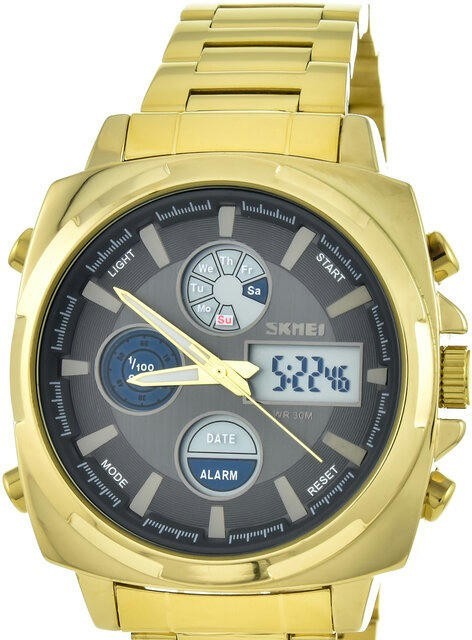 Наручные часы skmei 1673gdbk gold black