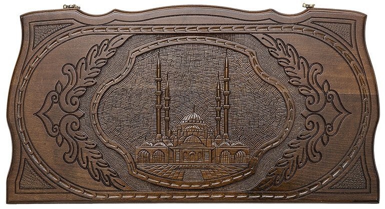 Нарды резные "Мечеть Сердце Чечни", Rasulov