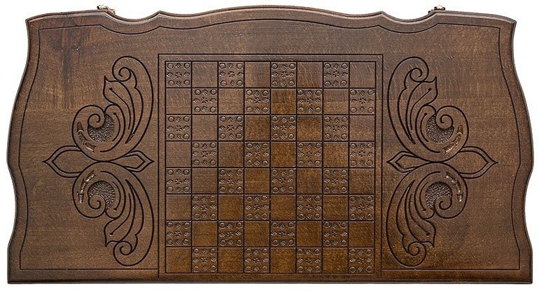 Нарды резные "Мечеть Сердце Чечни", Rasulov