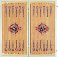 Нарды + Шашки Сирия Львы большие (Россия, дерево, 60 см), Partida