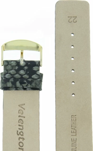 Ремешки velengton 22 сер-чер-зел змея зол заст