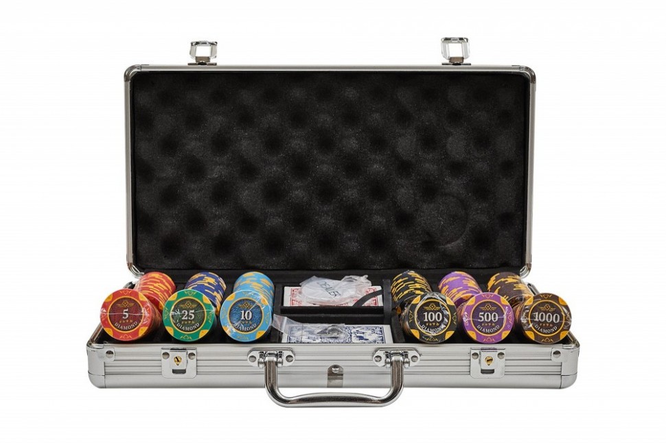 Набор для покера Diamond на 300 фишек