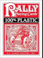 Карты &quot;100% Plastic Rally Playing Сards red&quot;