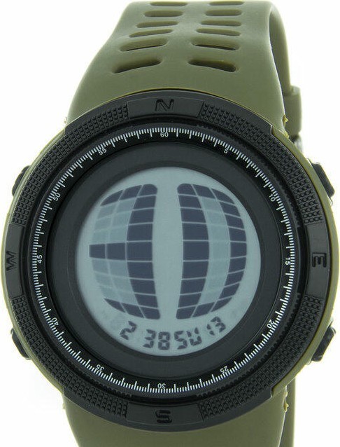 Skmei 2076AGWT army green-white