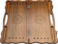 Нарды резные &quot;Арарат&quot; с ручкой 60, Haleyan