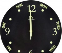 Настенные часы atlantis m6012-2 black