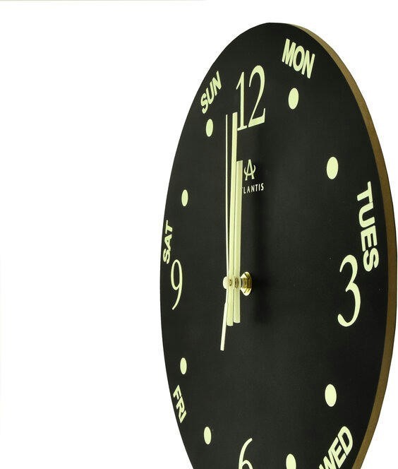 Настенные часы atlantis m6012-2 black