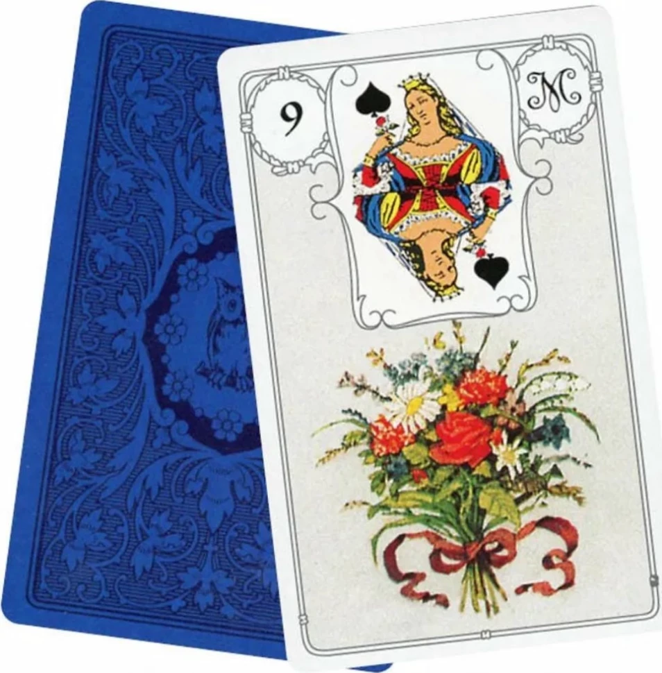 Карты Таро "Mille Lenormand Blue Owl Premium Edition" / Колода Ленорман Синяя Сова Премиум Издание