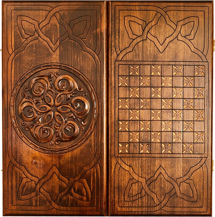 Нарды резные "Сияние 2", Mkhitaryan