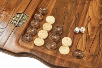 Нарды резные &quot;Всадник&quot; с ручкой 50, Haleyan