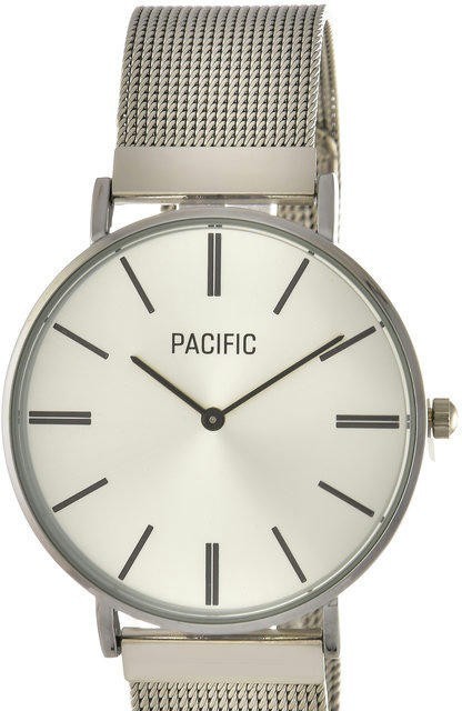 Наручные часы pacific x6169 корп-хром циф-сер сетка