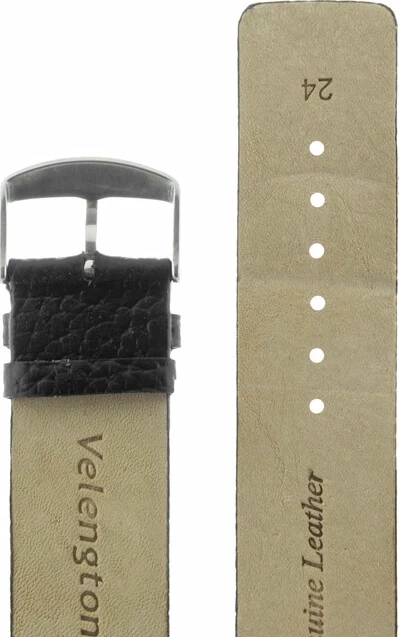 Ремешки velengton 24 черн змея сереб.заст