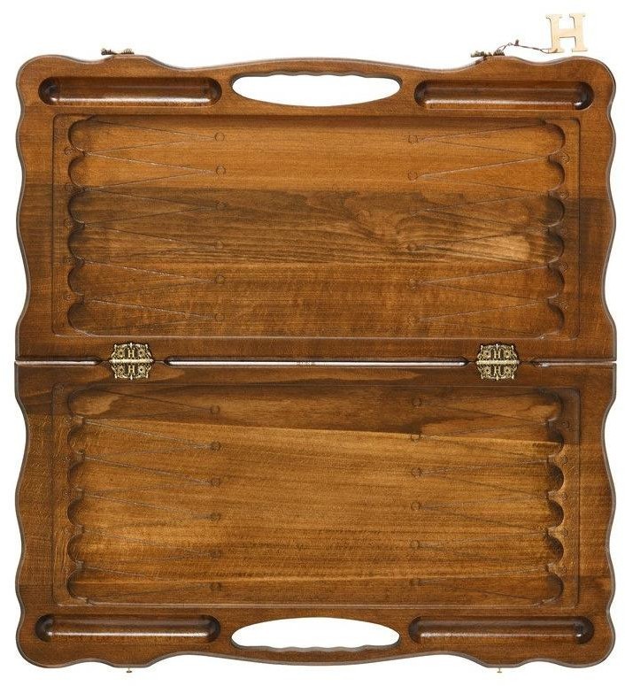 Нарды резные "Арарат" с ручкой 60, Haleyan