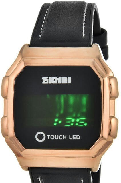 Наручные часы skmei 1650lrg rose gold-leather