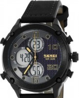 Наручные часы skmei 1975lbkwt black/white leather