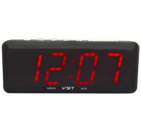 Сетевые часы vst762-1 220В красн.цифры+usb кабель (без адаптера)