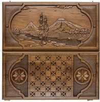 Нарды резные &quot;Долина Арарата&quot; 60, Haleyan