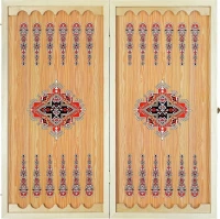 Нарды + Шашки Сирия Башня средние (Россия, дерево, 50 см), Partida