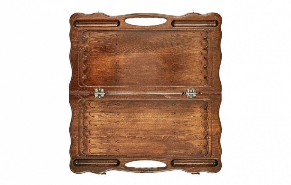 Нарды резные "Арарат и Хор Вирап" с ручкой 60, Haleyan