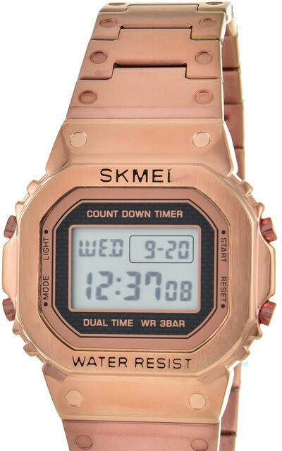 Наручные часы skmei 1456rg rose gold big size