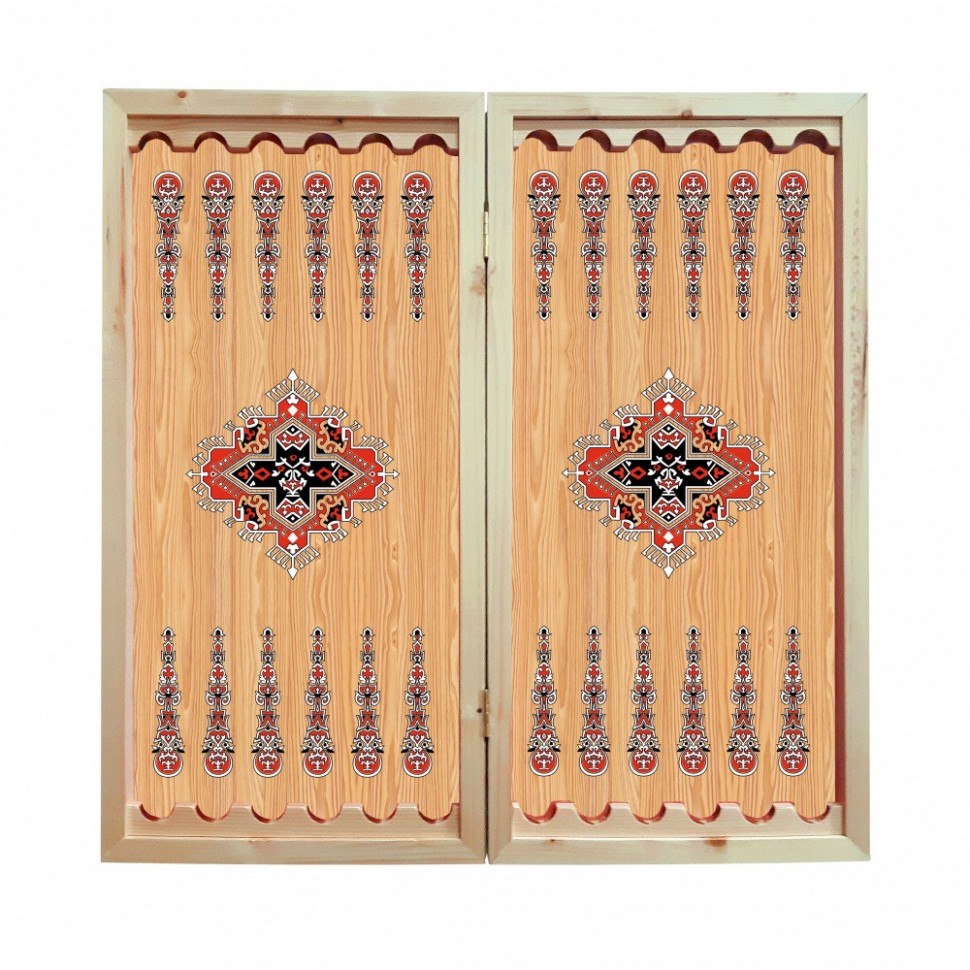 Нарды + Шашки Сирия Шейхи средние (Россия, дерево, 50 см), Partida