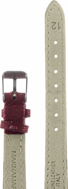Ремешки maknamara 12 мм бордо сер. заст