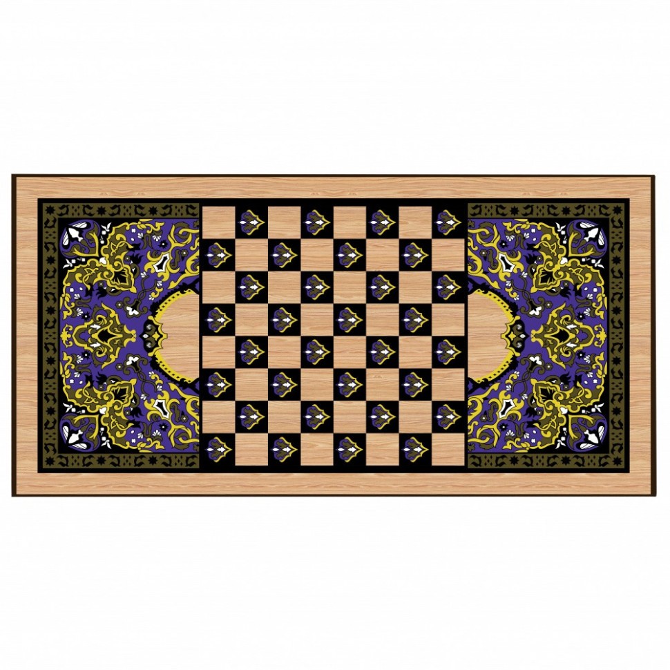 Нарды + Шашки Сирия Сокол большие (Россия, дерево, 60 см), Partida