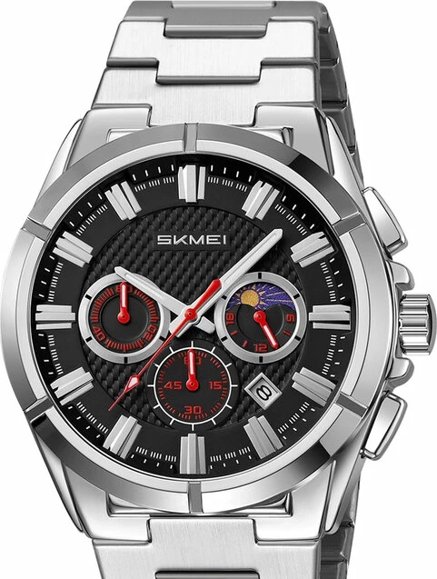 Наручные часы skmei 9355sibk silver/black
