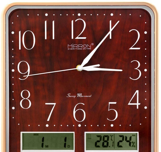 Настенные часы mirron p3236А-1 ЖК