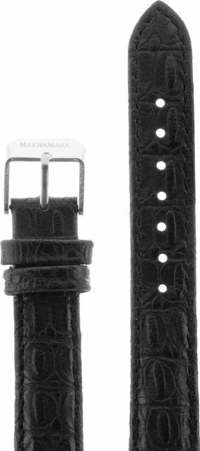 Ремешки maknamara 16 мм змея чер сереб заст