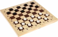 Шахматы + Шашки &quot;АЙВЕНГО&quot; (Россия, Дерево, 43х22х6 см)