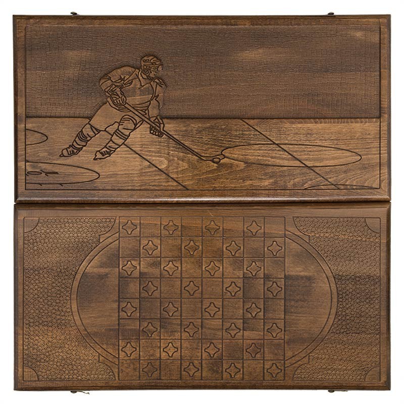 Нарды резные "Хоккей", Ustyan