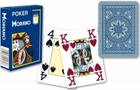 Карты &quot;Modiano Poker&quot; 100% plastic 4 jumbo index blue