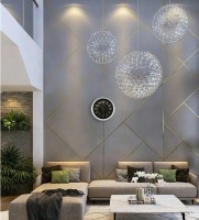 Настенные часы atlantis d614a5-b silver