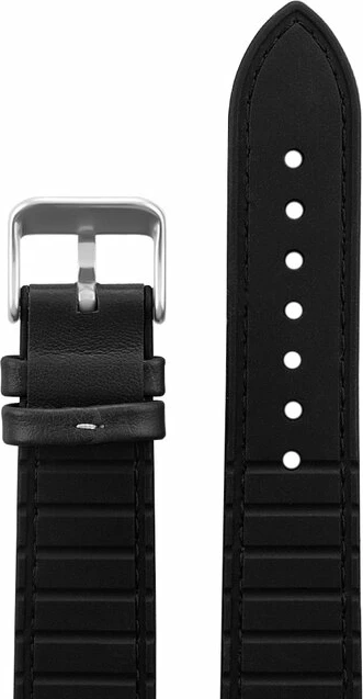 Ремешки "kmv" s-34, 20 р-р, черн с бел строчкой, l