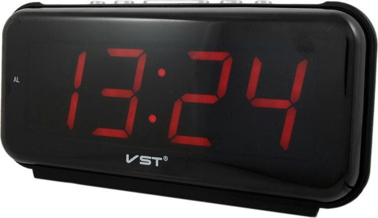 Сетевые часы vst806-1 красн.цифры+usb кабель (без адаптера)