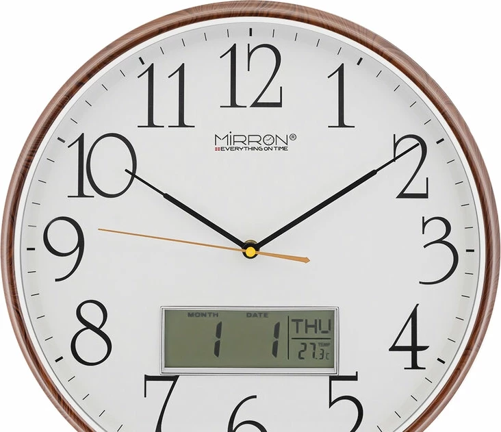 Настенные часы mirron p3274А жк ДБ